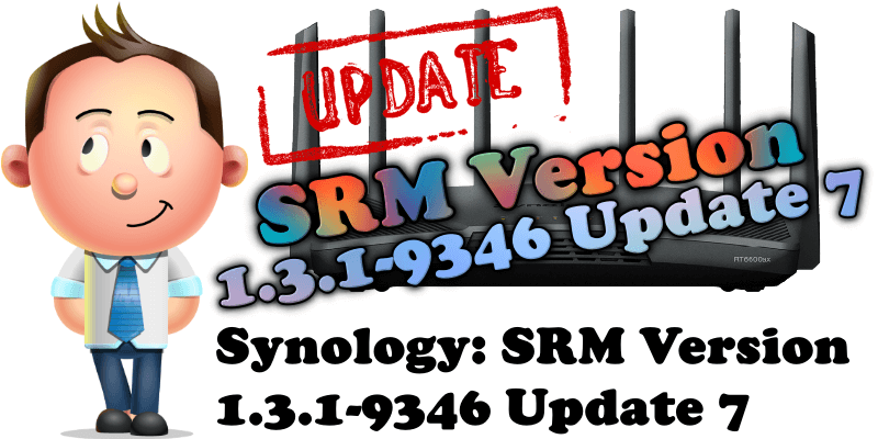 Synology SRM Version 1.3.1-9346 Update 7