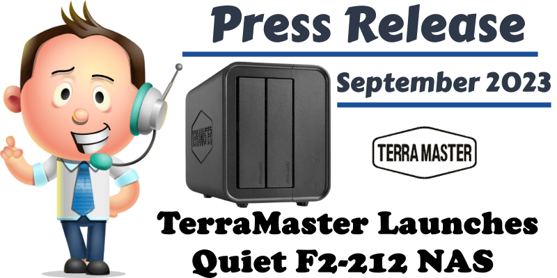 TerraMaster Launches Quiet F2-212 NAS