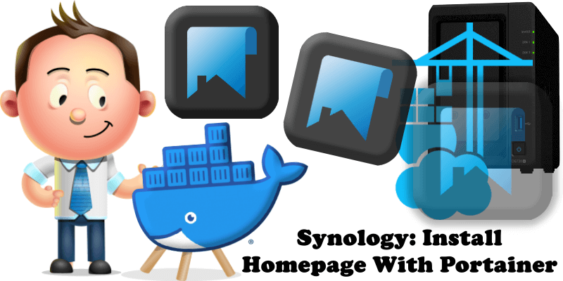 Synology Install Homepage With Portainer