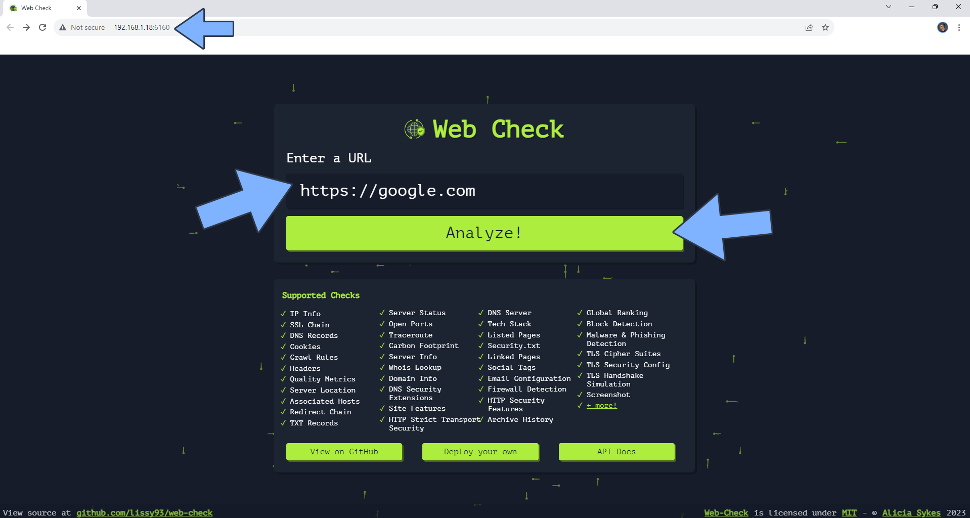 Web-Check Synology NAS Set up 4
