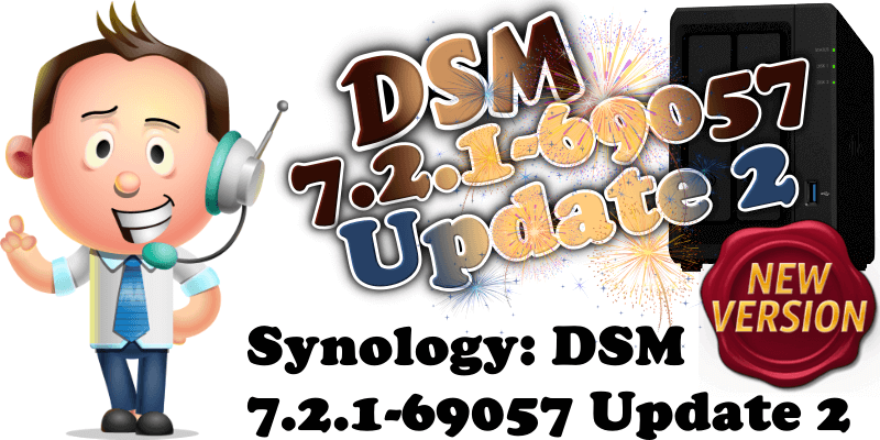 Synology DSM 7.2.1-69057 Update 2