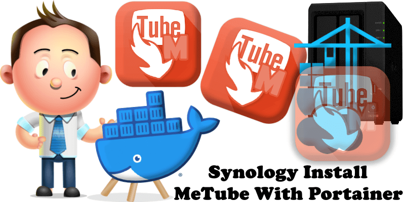 Synology Install MeTube With Portainer