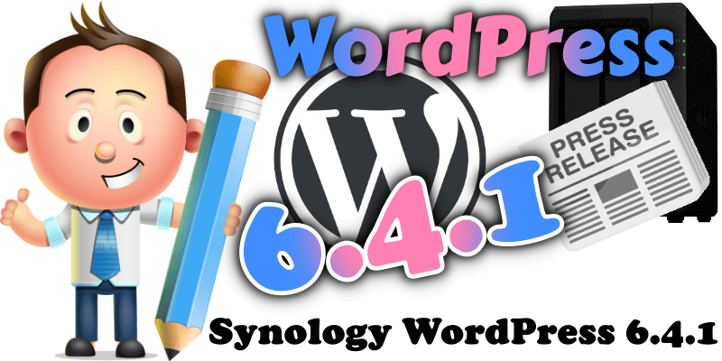 Synology WordPress 6.4.1