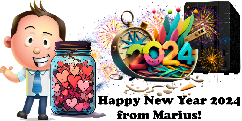 Happy New Year 2024 from Marius!