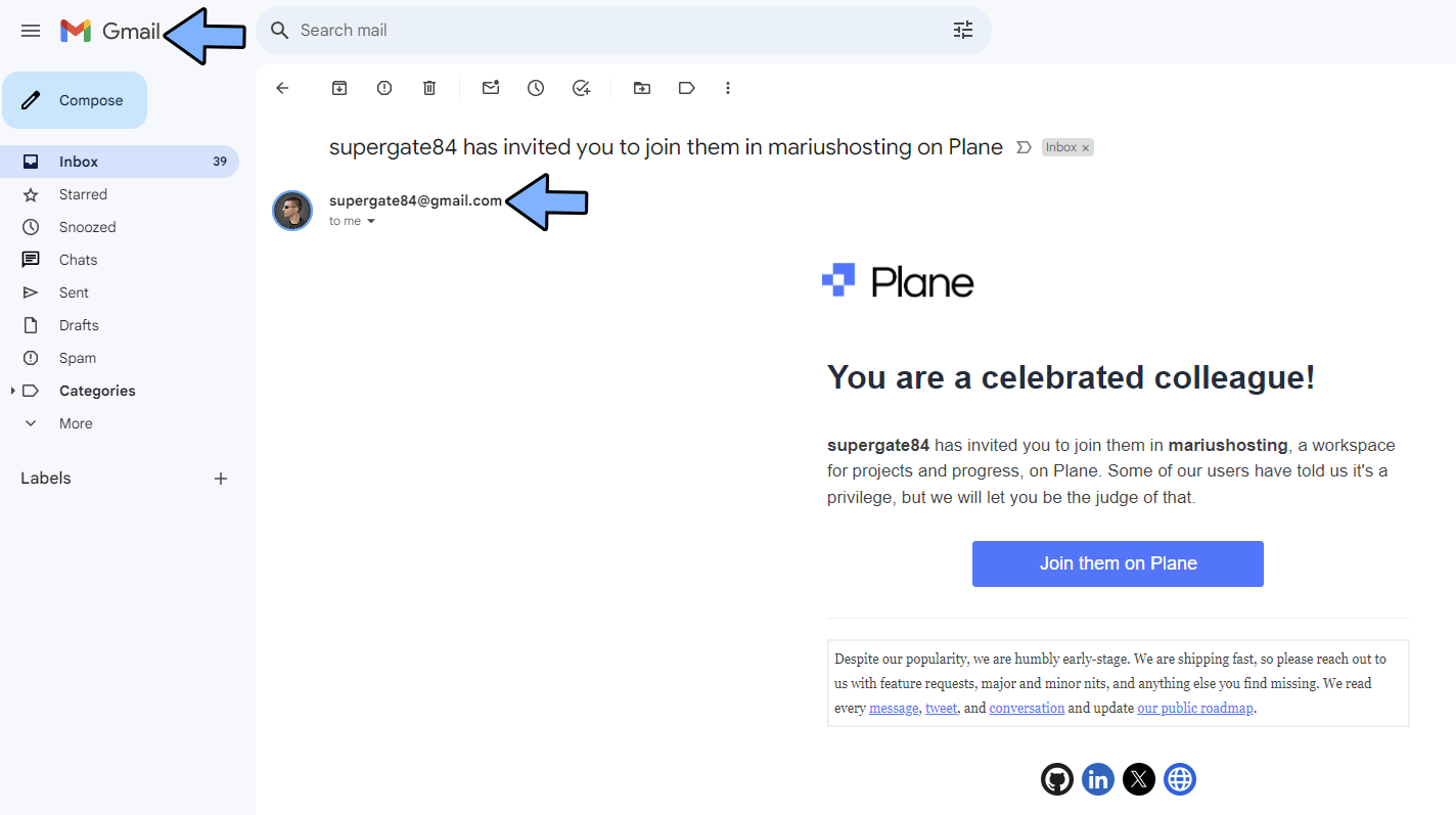Synology Plane Email Notifications 2