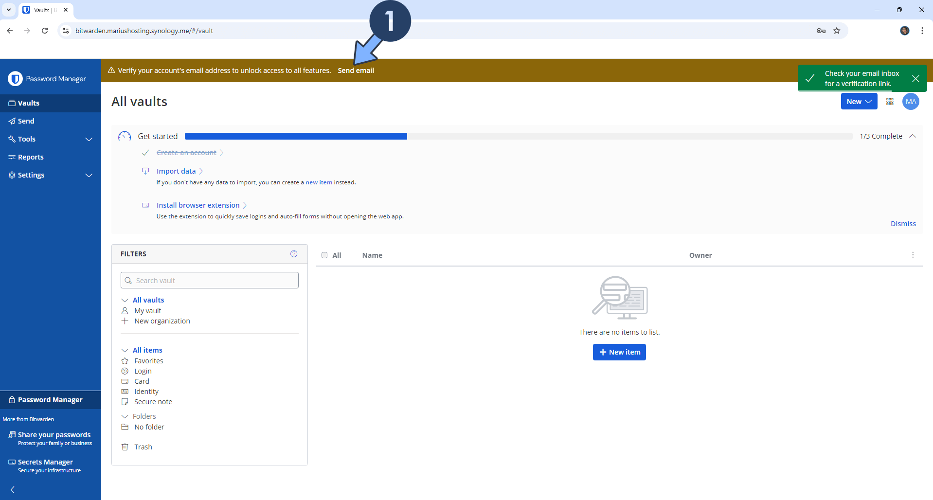 Bitwarden Synology NAS Set up 14 new1 2027