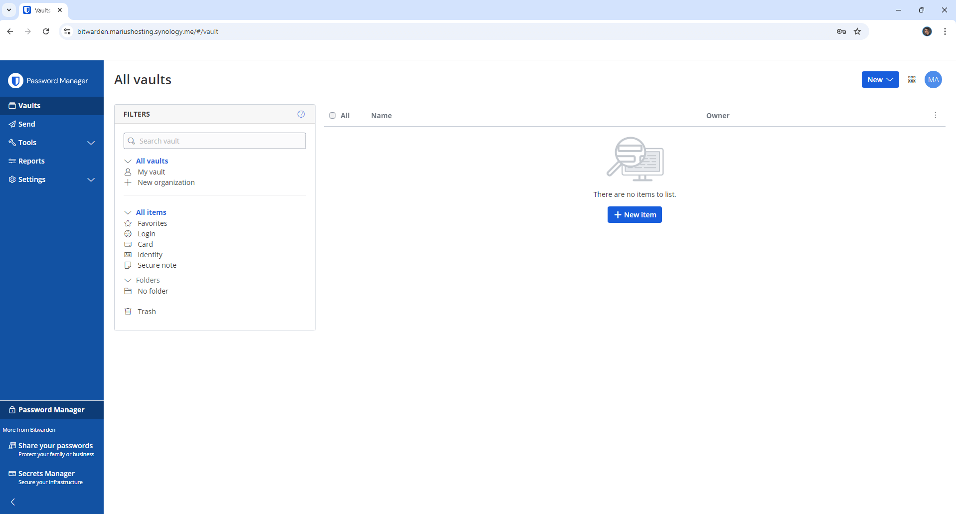 Bitwarden Synology NAS Set up 16 new1 2027