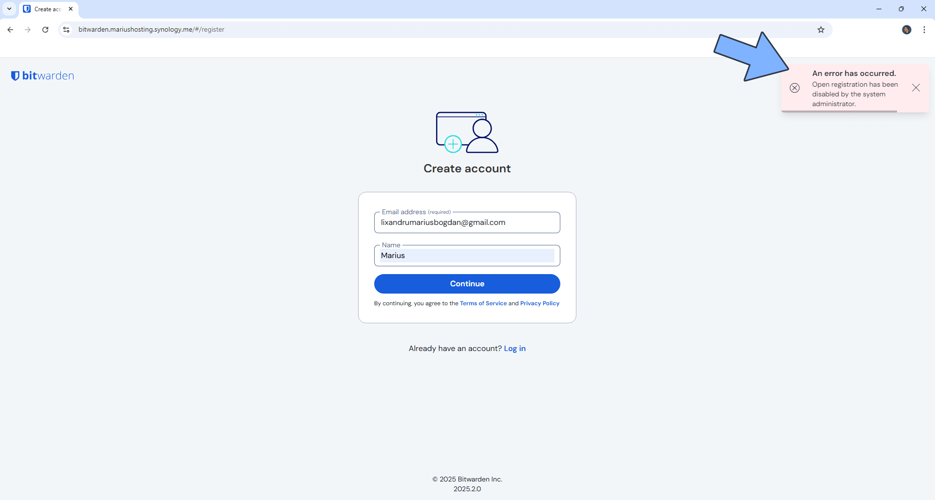 Bitwarden Synology NAS Set up 20 2025