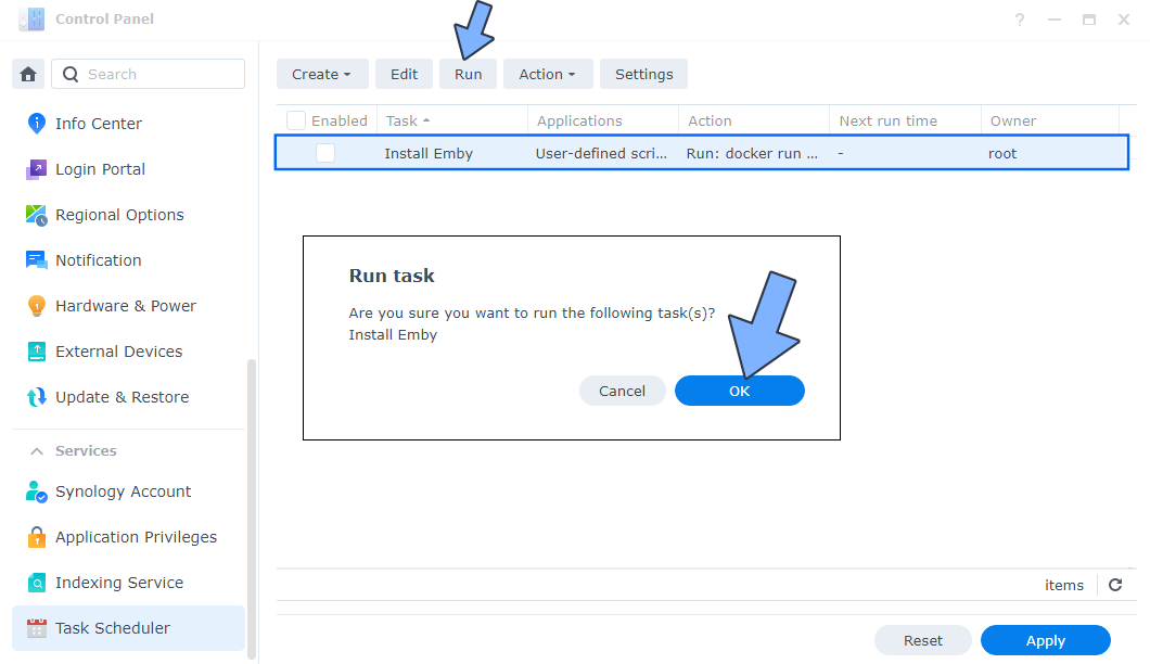 Emby Synology NAS Set up 6 new 2025