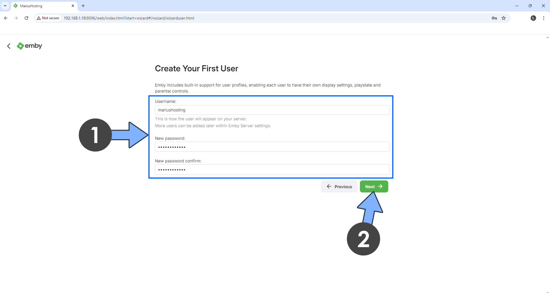 Emby Synology NAS Set up 8 new 2025