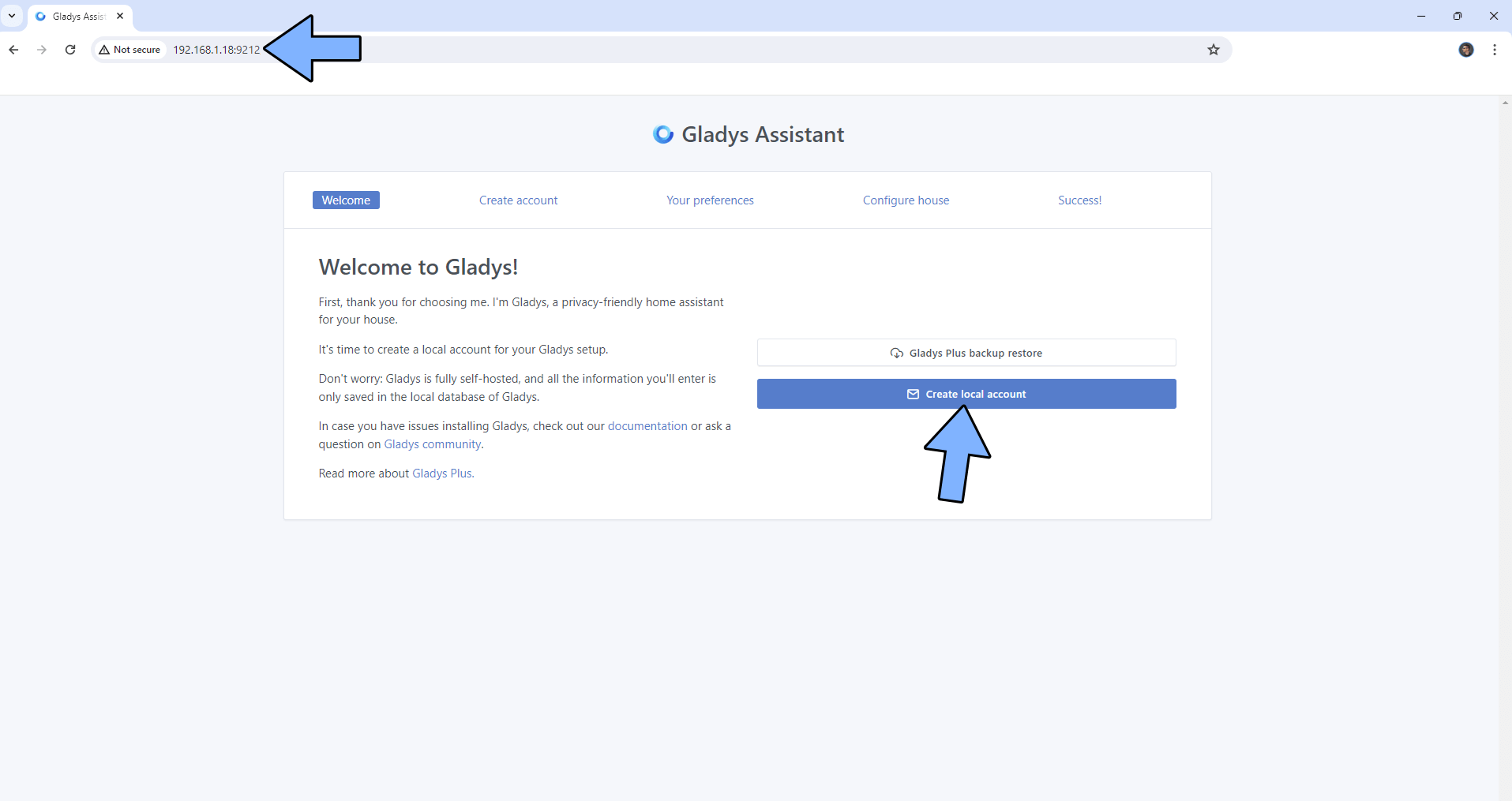 Glady Assistant Synology NAS Set up 5