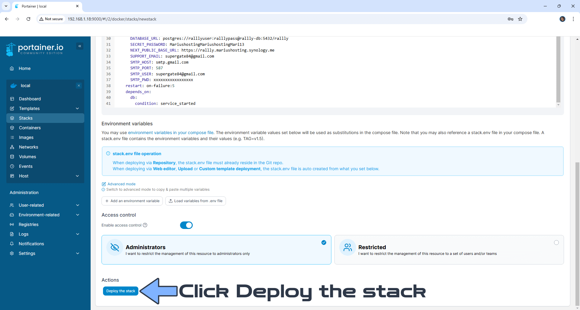 Rallly Synology NAS Set up 8 new 2025