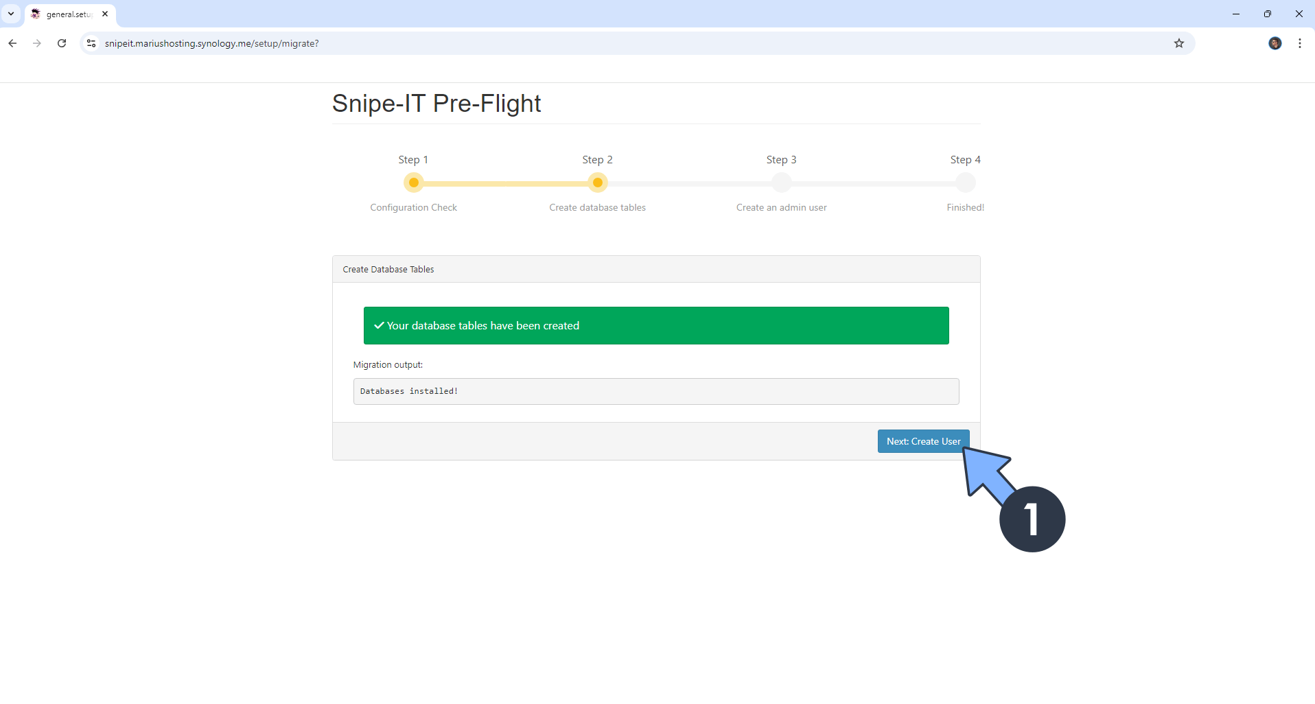 Snipe-IT Synology NAS Set up 12 new 2025