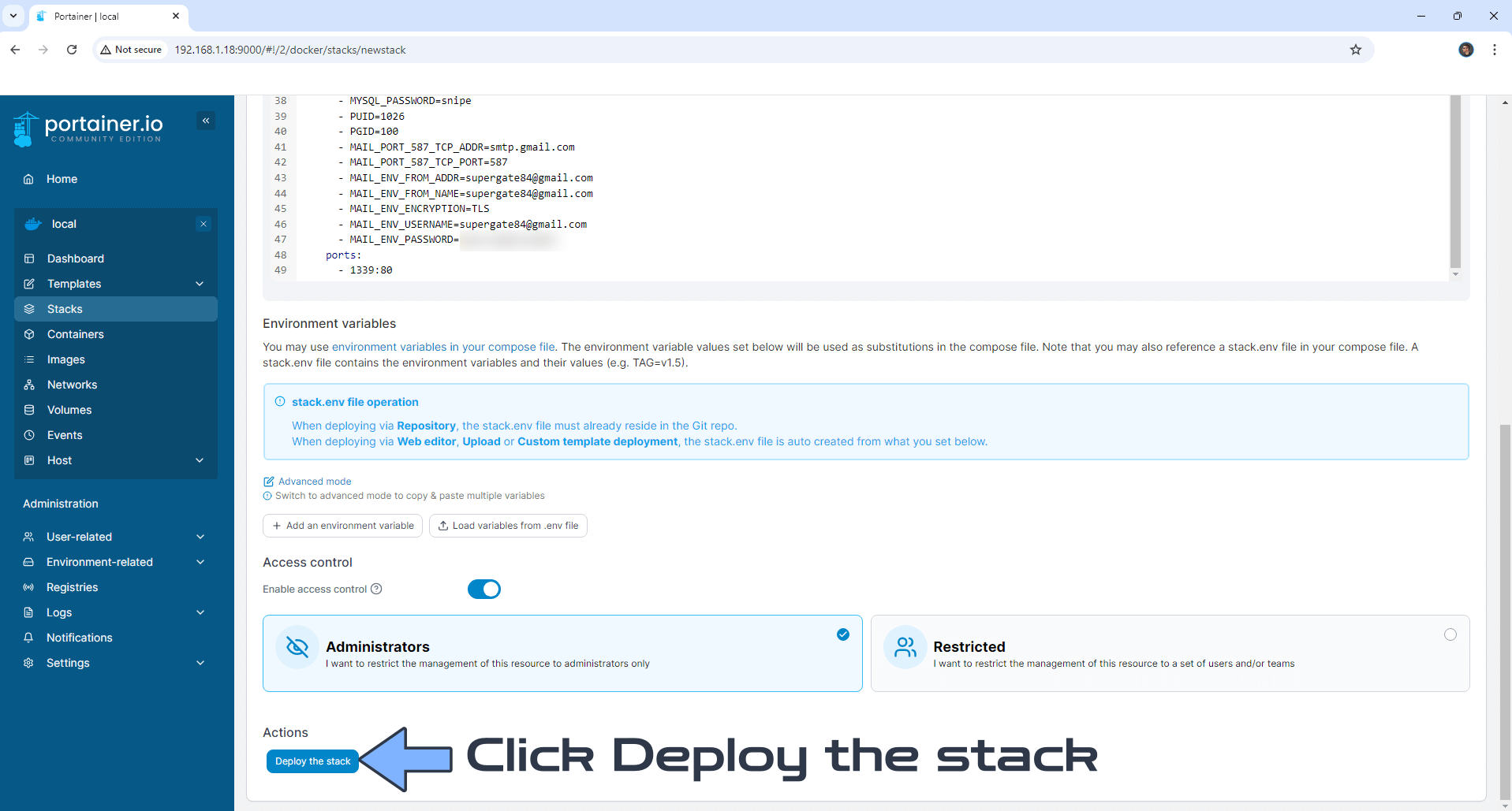 Snipe-IT Synology NAS Set up 9 new 2028