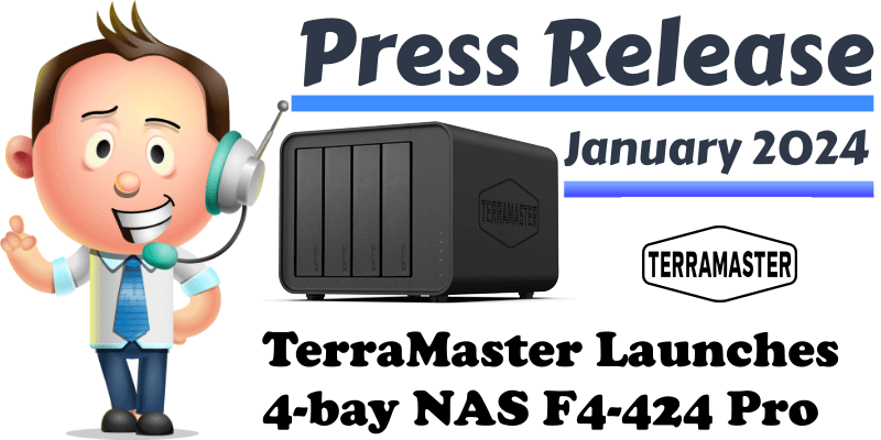 TerraMaster-Launches-4-bay-NAS-F4-424-Pro