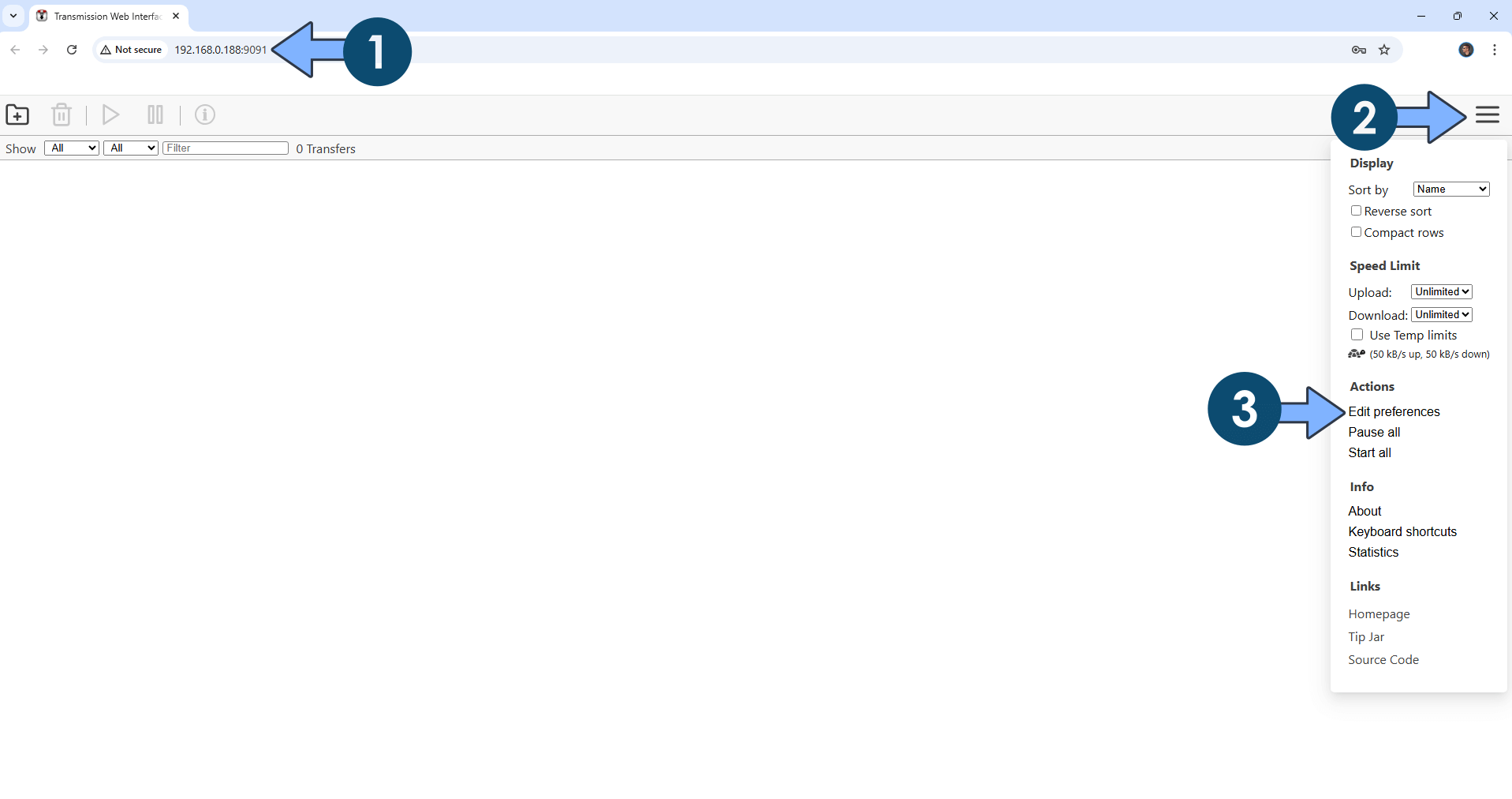 Transmission Synology NAS Set up 8 new 2025