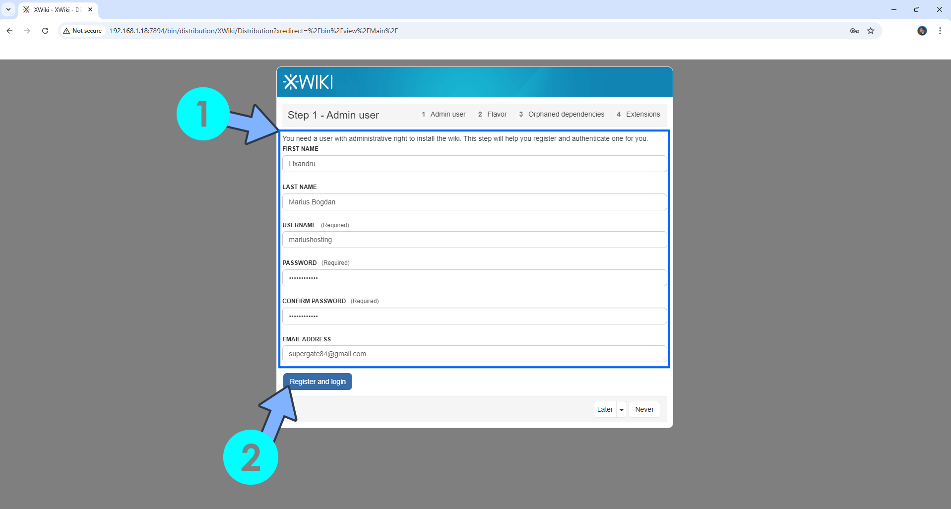 XWiki Synology NAS Set up 7 new 2025