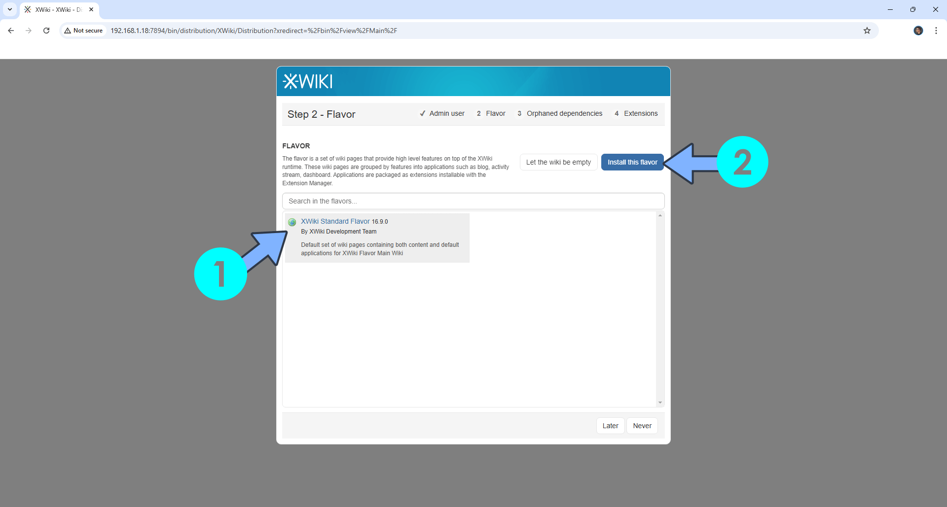 XWiki Synology NAS Set up 9 new 2025