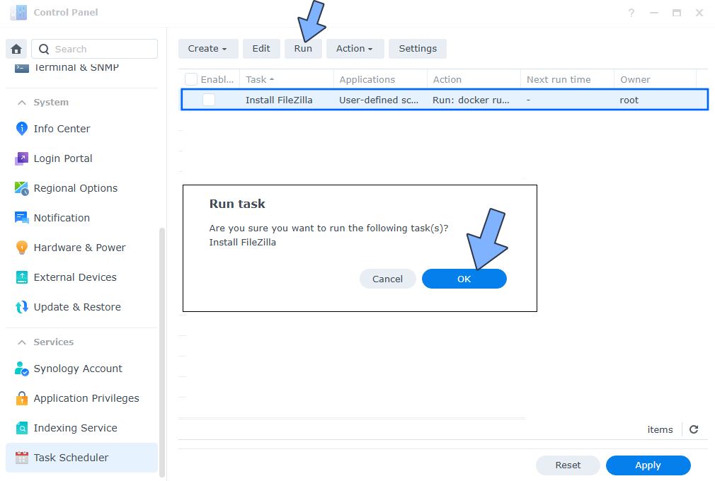 FileZilla Synology NAS Set up 5 new 2026