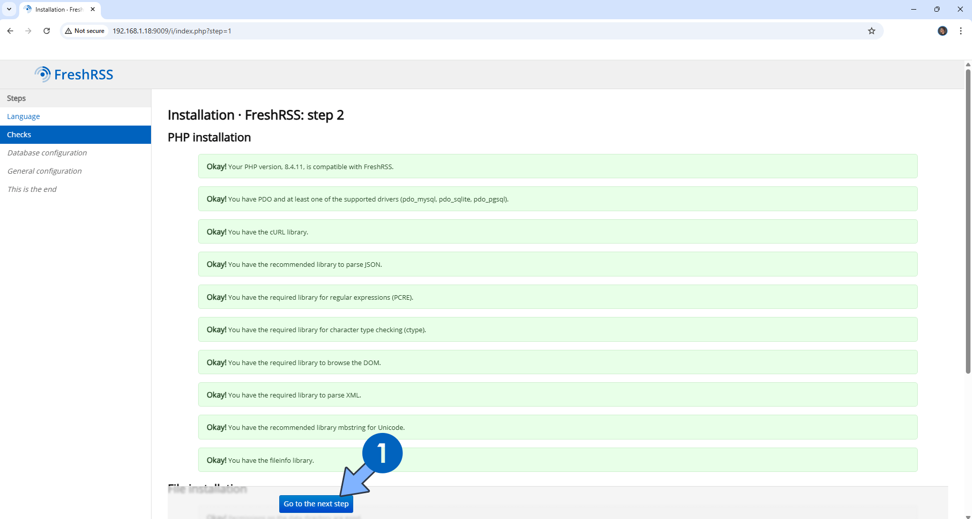 FreshRSS Synology NAS Set up 5 new 2026