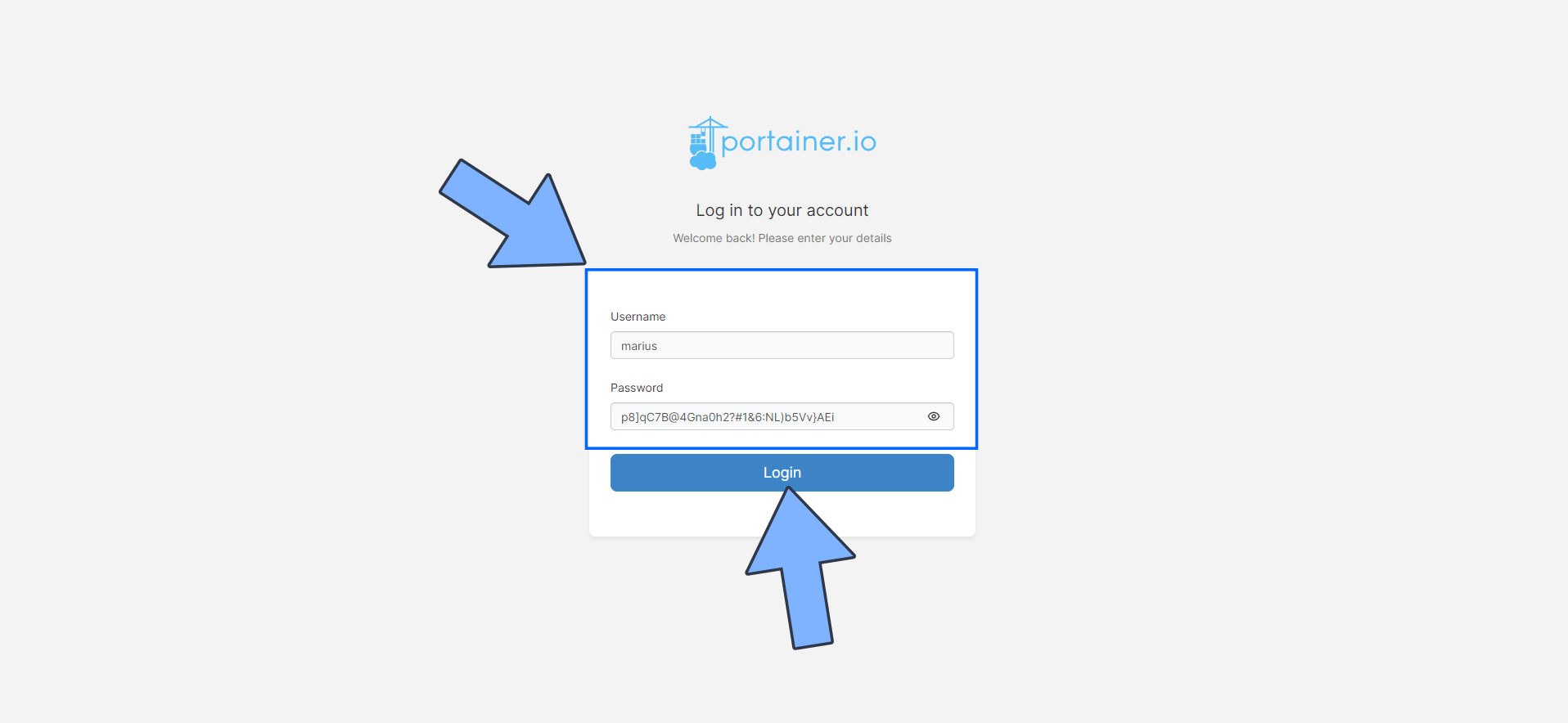 Synology Reset Portainer Password STEP 9