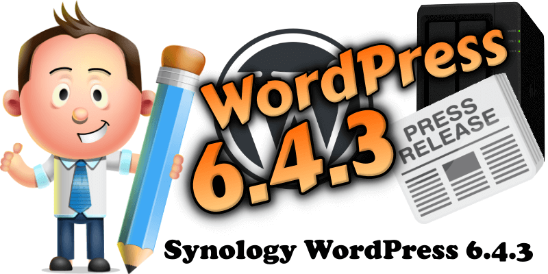Synology WordPress 6.4.3