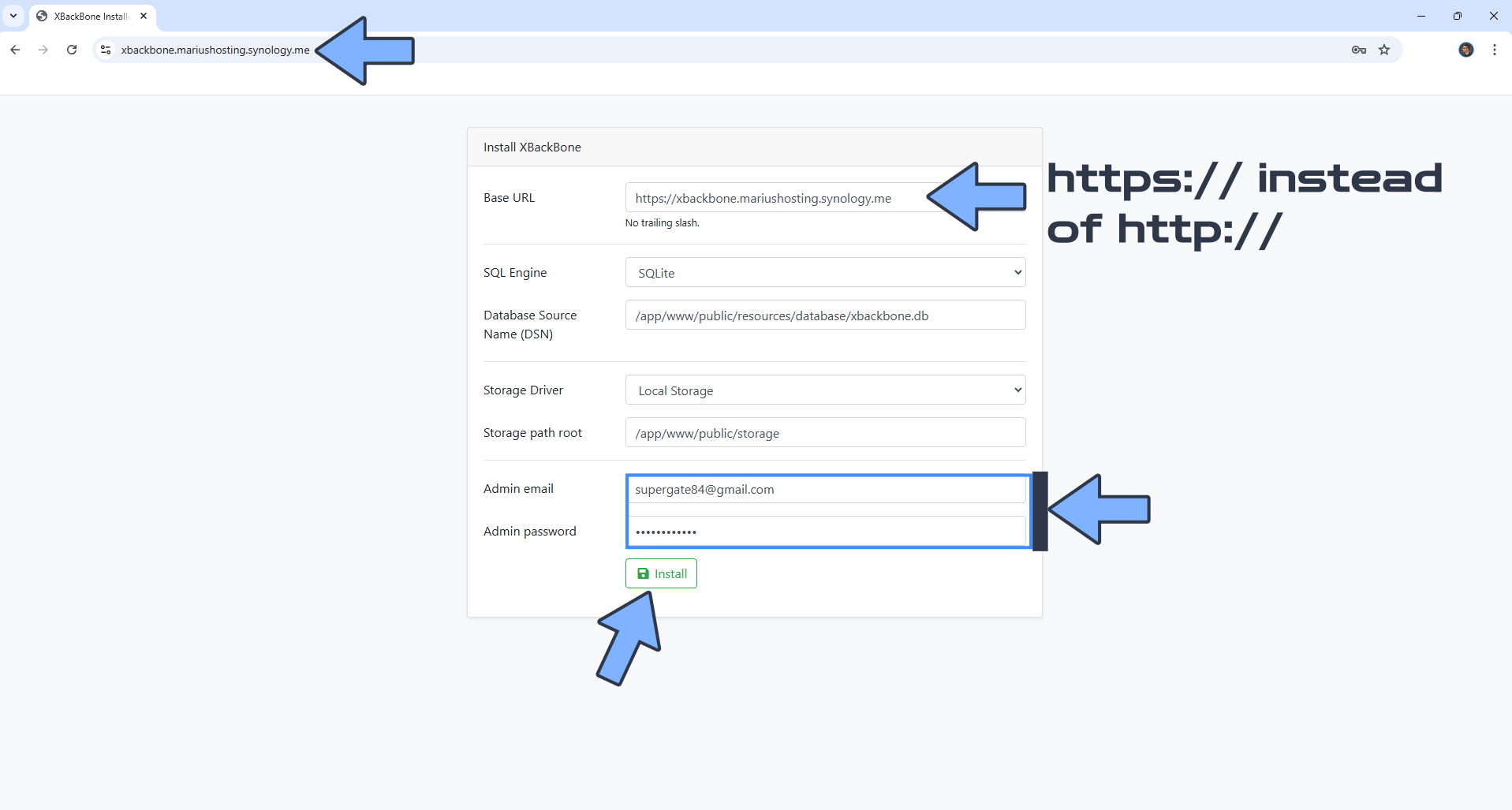 XbackBone Synology NAS Set up 10 new 2025