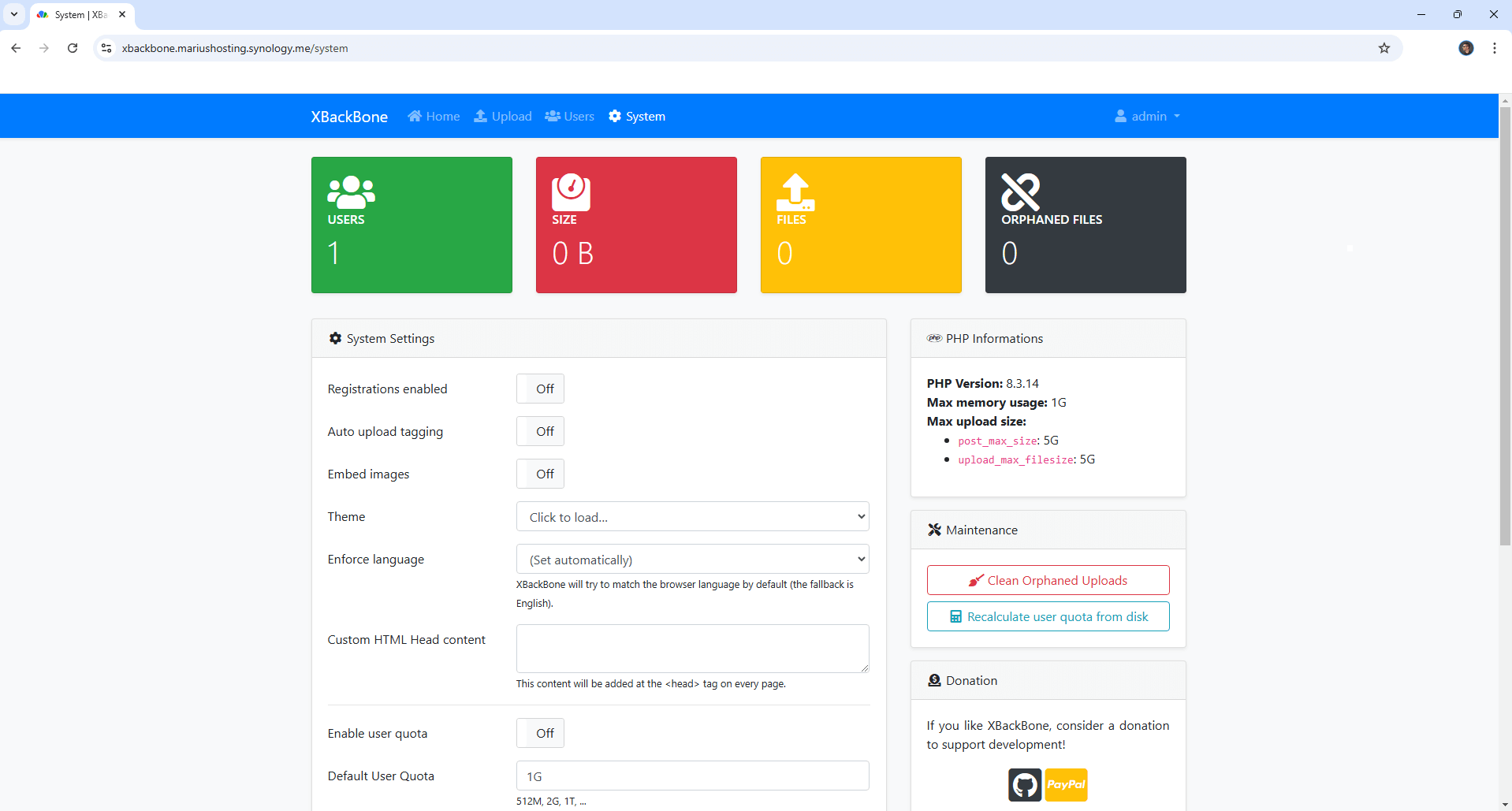 XbackBone Synology NAS Set up 12 new 2025