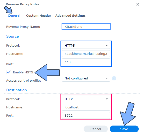 XbackBone Synology NAS Set up 3 new 2025