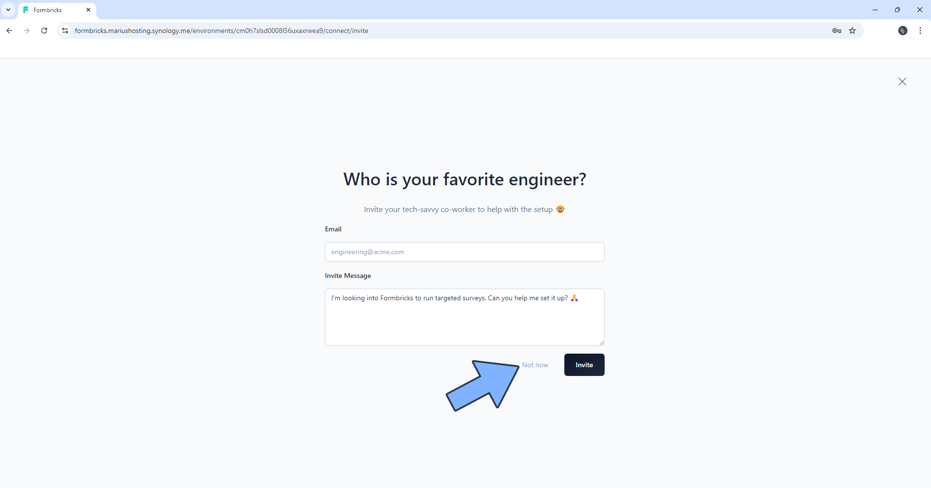 Formbricks Synology NAS Set up 22 new 2025