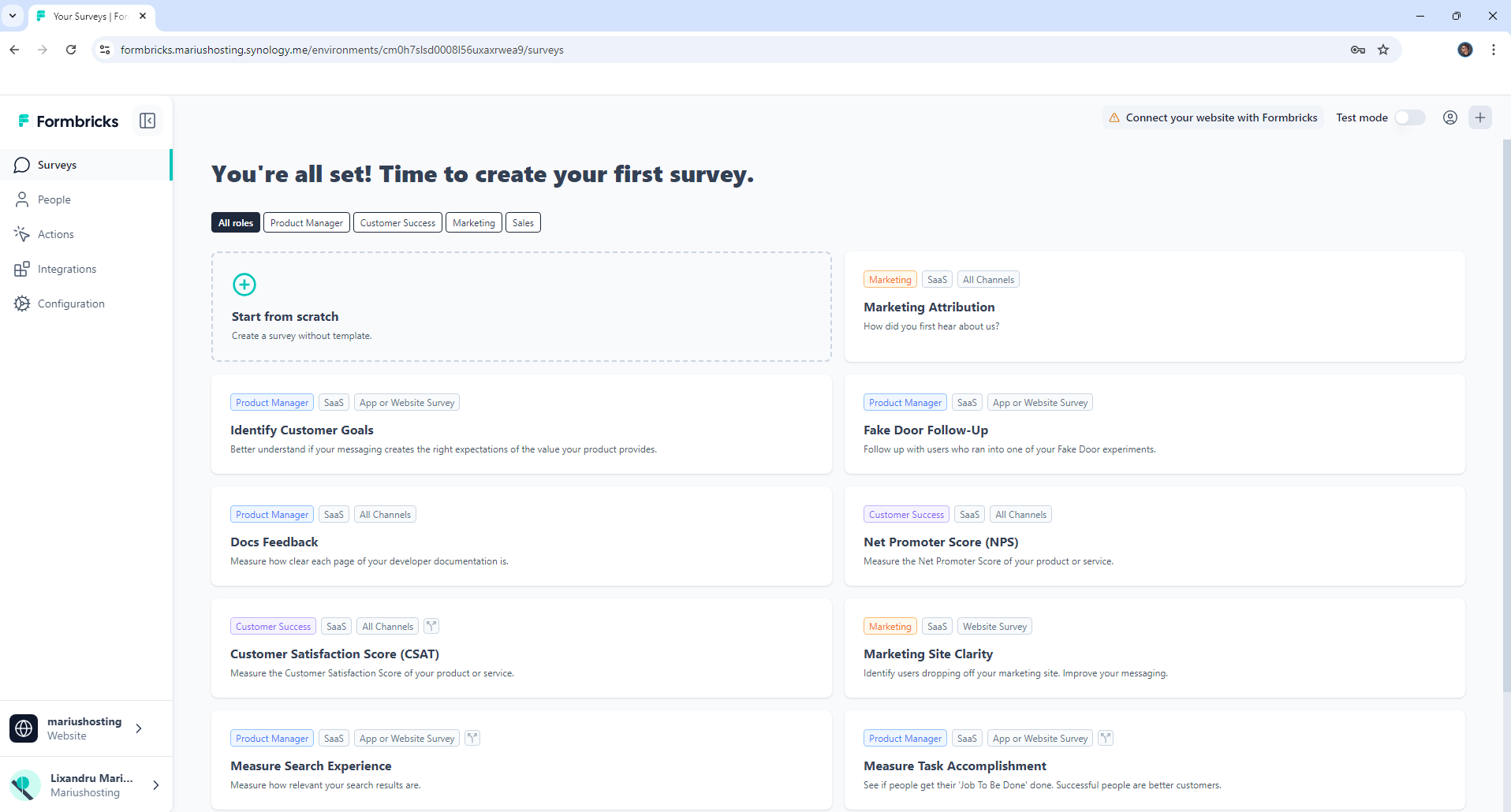 Formbricks Synology NAS Set up 23 new 2025