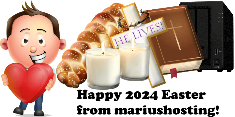 Happy 2024 Easter from mariushosting!