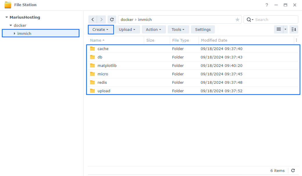 Immich Synology NAS Set up 2 new 2026