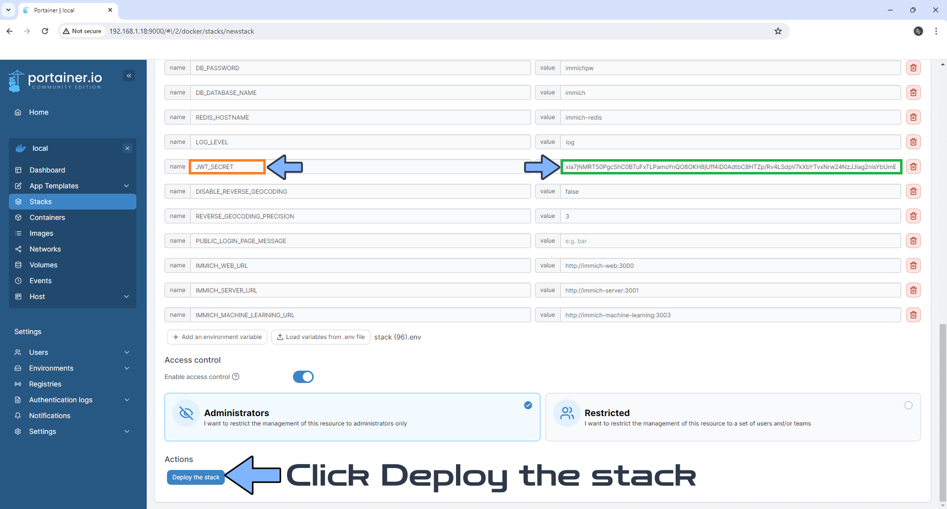 Immich Synology NAS Set up 7b new 2026