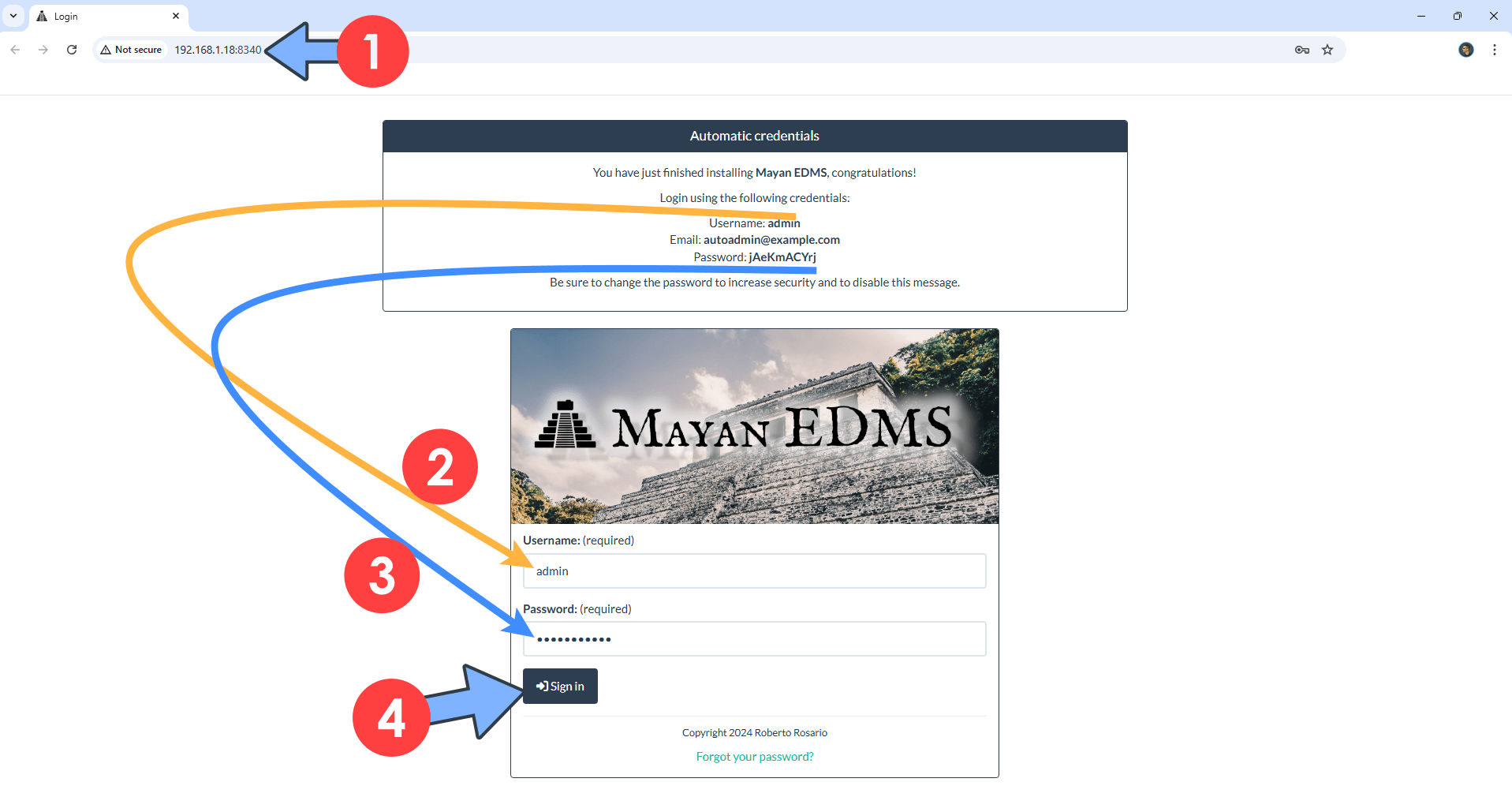 Mayan EDMS Synology NAS Set up 6 new 2025