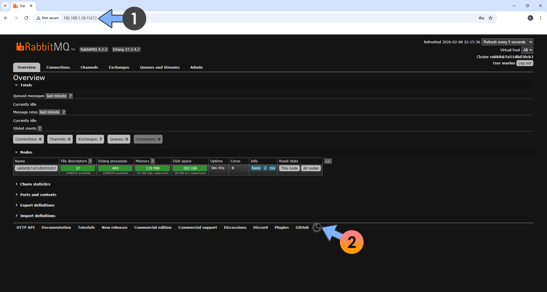 RabbitMQ Synology NAS Set up 6 new 2026