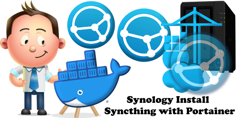 Synology Install Syncthing with Portainer