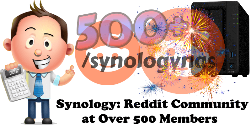 Synology Reddit Community at Over 500 Members
