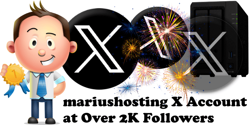 mariushosting X Account at Over 2K Followers