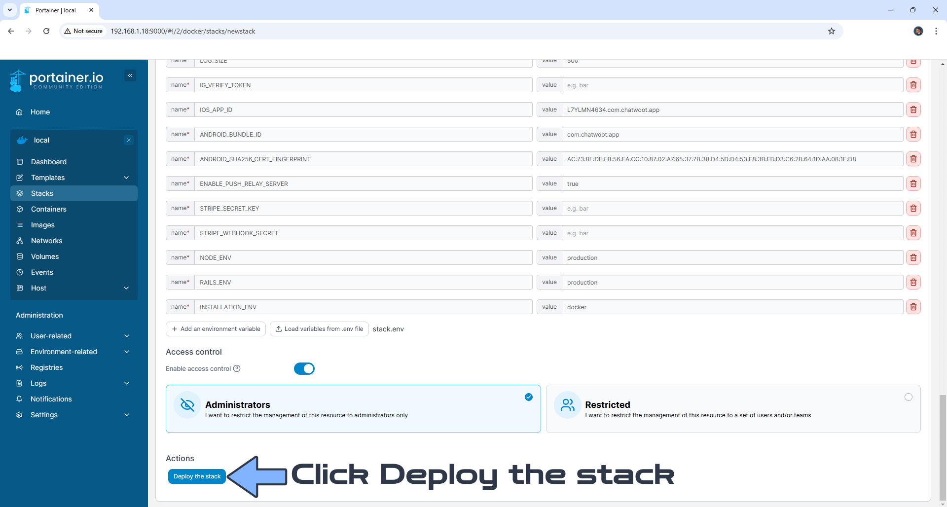 Chatwoot Synology NAS Set up 11 new 2025