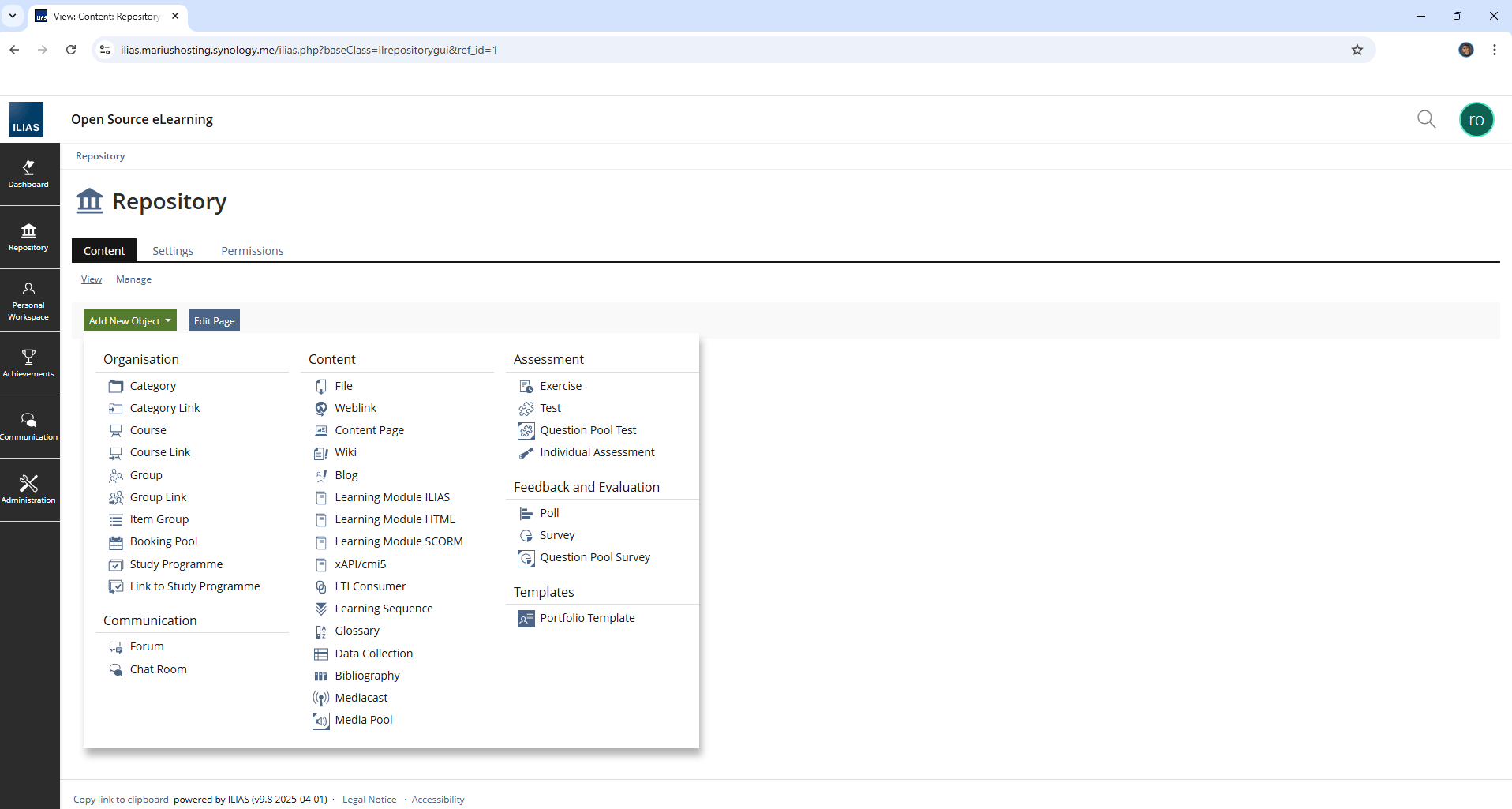 ILIAS Synology NAS Set up 11 new 2026