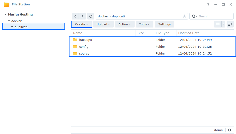 Duplicati Synology NAS Set up 3 new 2025