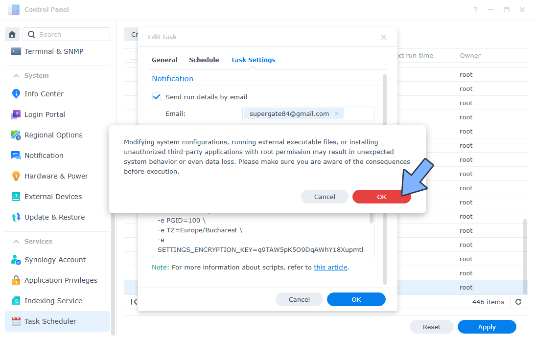 Duplicati Synology NAS Set up 5 new 2025