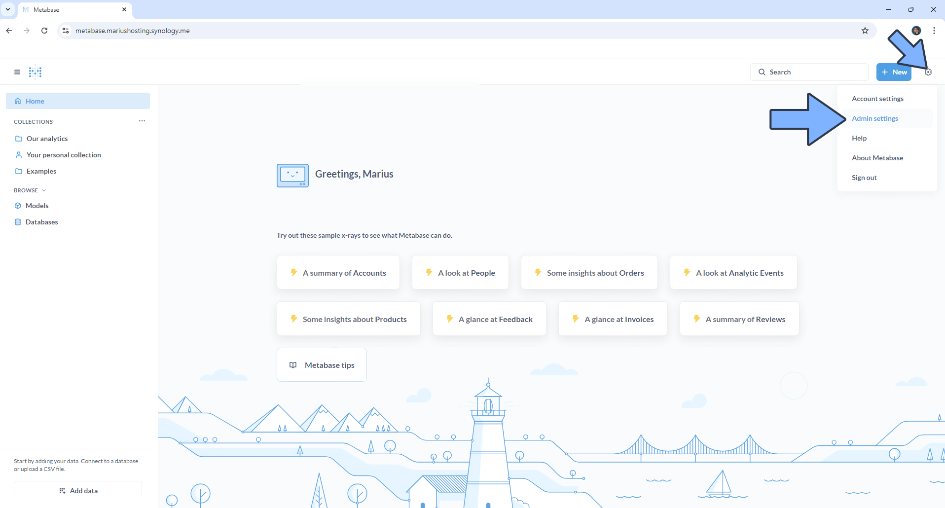 Metabase Synology NAS Set up 17 new 2025