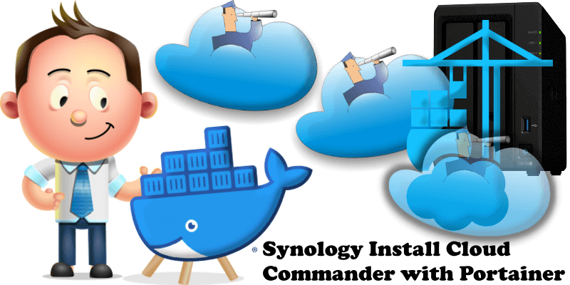 Synology Install Cloud Commander with Portainer
