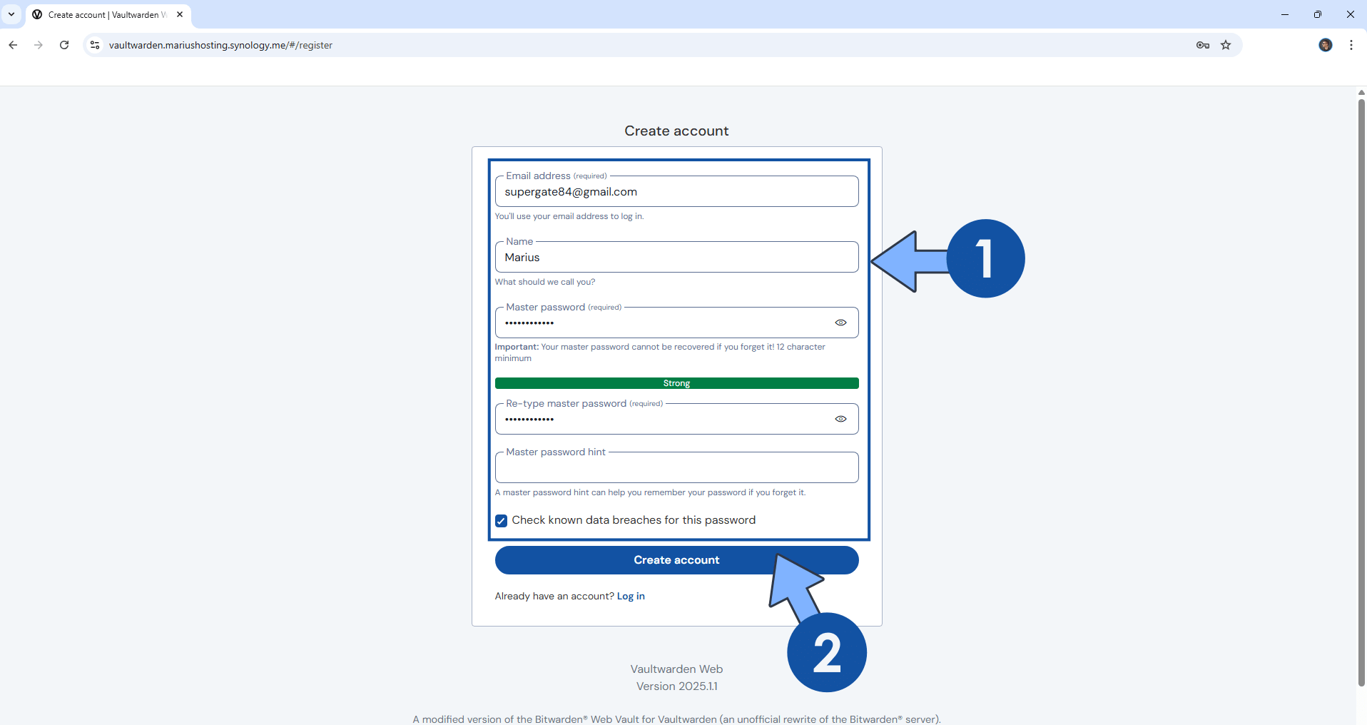 Vaultwarden Portainer Synology NAS Set up 12 new 2025