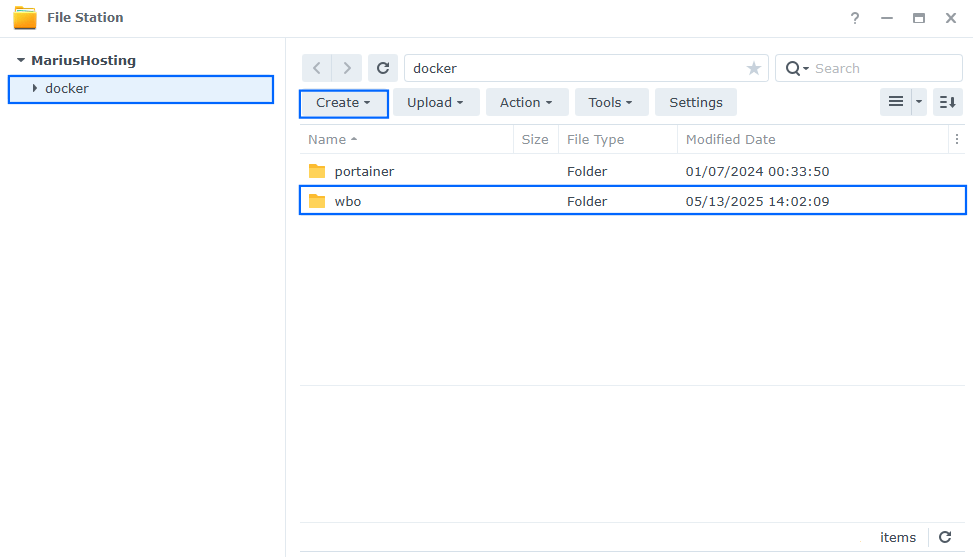 WBO Synology NAS Set up 1 new 2025