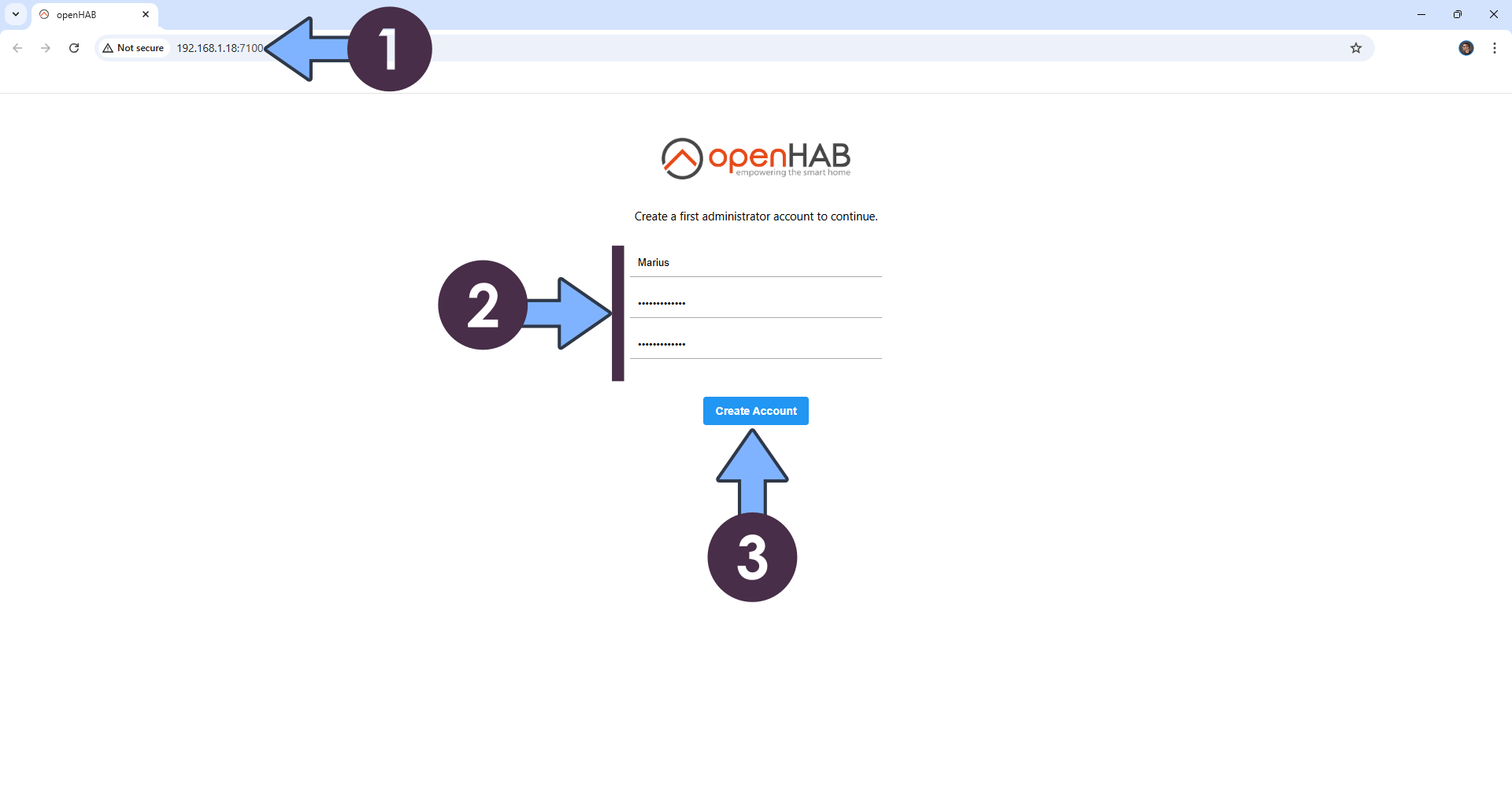 openHAB Synology NAS Set up 3 new 2025