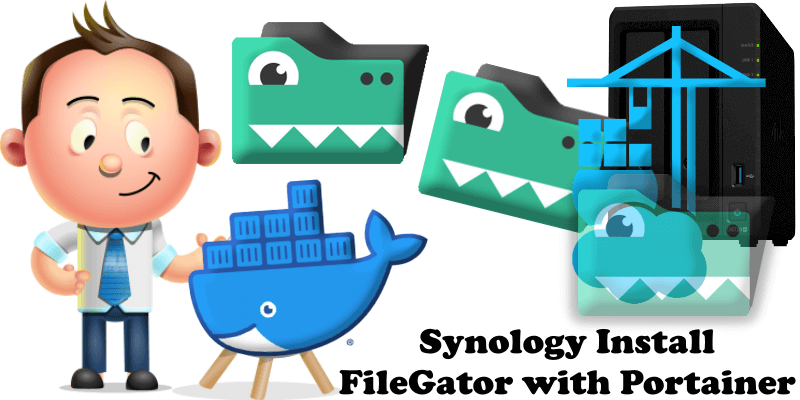 Synology Install FileGator with Portainer