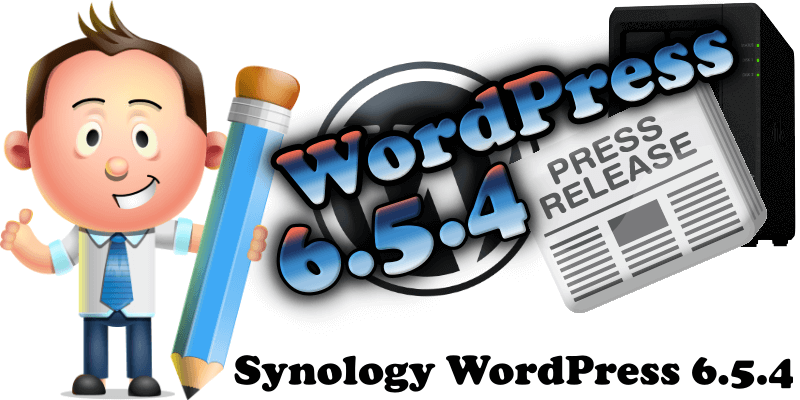 Synology WordPress 6.5.4